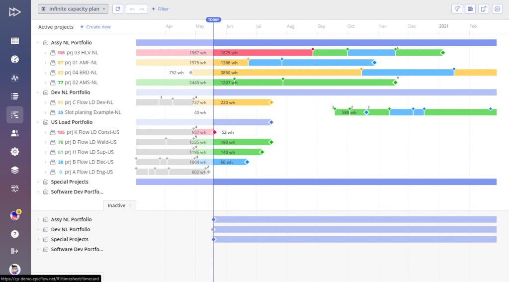 Epicflow screenshot