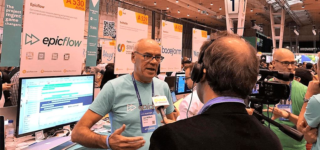 epicflow multi project management software at websummit lisbon header site