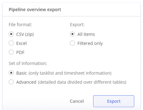 pipeline report